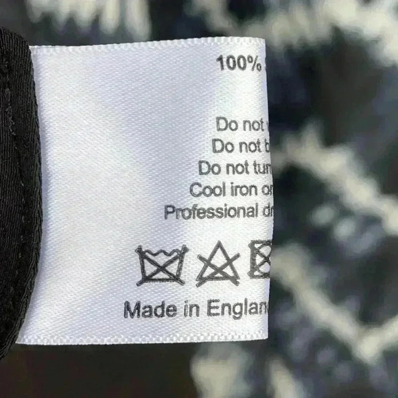 Eskandar CHEVRON Shibori Silk Double Layer Pinny Dress Size 1 - Picture 8 of 10